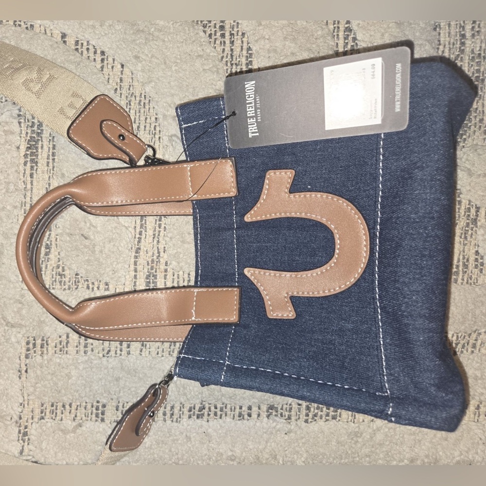 True religion tote bag